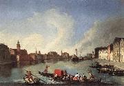 RICHTER, Johan View of the Giudecca Canal oil painting
